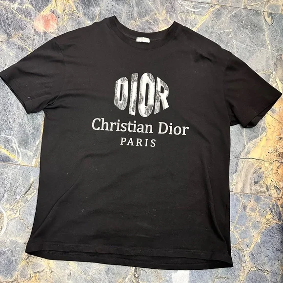 ヴィンテージChristian Dior グラフィック Tシャツ 38 (S) ヴィンテージChristian Dior グラフィック Tシャツ 38 (S) Christian